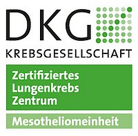 DKG Zertifiziertes Lungenkrebszentrum Mesotheliomeinheit